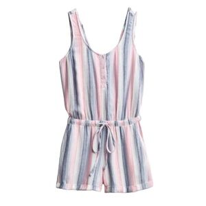 Bella Dahl Vivian Cross back Romper Size XS